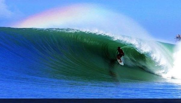 Pantai Lagundri Desa Botohilitano, Tujuan Favorit Surfer Dunia