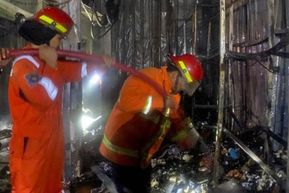 Kebakaran Pasar di Pacitan, 14 Kios Ludes Dilalap Api dengan Total Kerugian Rp 400 Juta