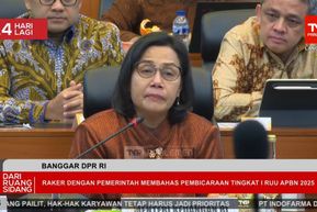 Sri Mulyani Tak Kuat Menahan Tangis Saat Berpamitan di Banggar DPR