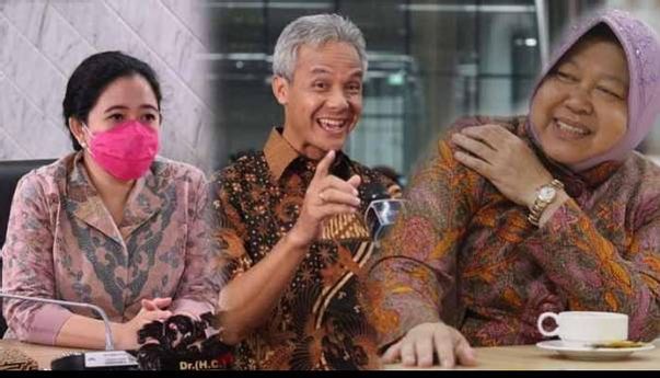 PDIP Akhirnya Spill Kader Capres 2024: Nama Ganjar, Puan dan Risma Dilambungkan