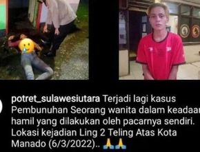 Berita Kriminal: Gadis di Manado Tewas Secara Tragis dalam Kondisi Hamil, Dibunuh Pacarnya Saat Pesta Miras