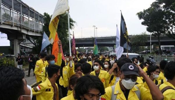 Aksi Demo 21 April: Mahasiswa Seret Nama Luhut Binsar dalam 3 Tuntutan