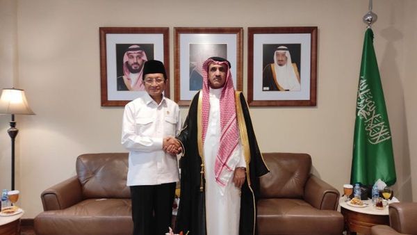 Menag Nasaruddin Umar Kunjungi Kedubes Arab Saudi, Bahas Haji 2025