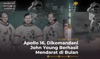 Apollo 16, Dikomandani John Young Berhasil Mendarat di Bulan