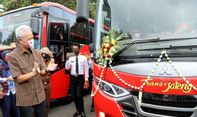 Berita Jateng: Ganjar Pranowo Resmikan Trans Jateng Wilayah Purwomanggung, Masyarakat Bisa Mencobanya Gratis