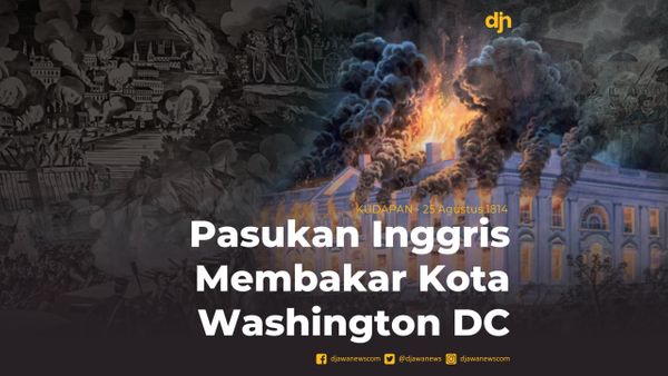 Pasukan Inggris Membakar Kota Washington DC