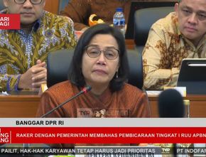 Sri Mulyani Tak Kuat Menahan Tangis Saat Berpamitan di Banggar DPR