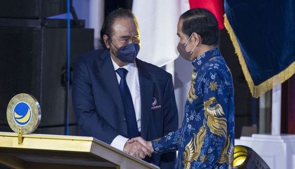 Surya Paloh Bertemu Jokowi di Istana usai Reshuffle, NasDem: Silaturahmi