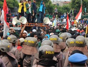 Aksi Demo Sengketa Pilpres di Patung Kuda Jakpus, 3.315 Personel Disiagakan