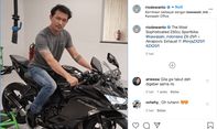 Demam Ninja ZX-25R, Rio Dewanto Tak Ingin Ketinggalan