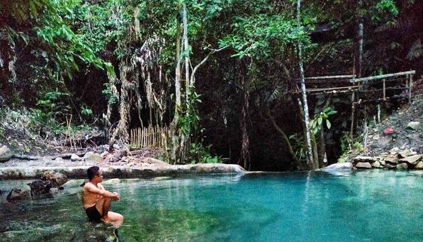 Asli! Pemandian Pancur Napitu di Gunung Berkat Nyatanya Bikin Segar