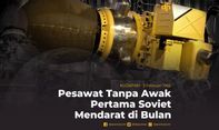 Pesawat Tanpa Awak Pertama Soviet Mendarat di Bulan