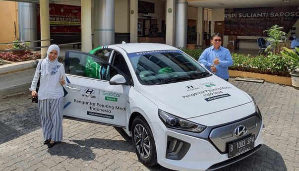 Melawan Corona, Hyundai dan Grab Kerja Sama Fasilitasi Tim Medis