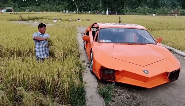 Menakjubkan! Petani Aceh Ini Ciptakan Lambhorgini dengan Modal Yamaha Vixion