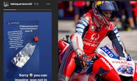 Manakjubkan! Plastik Pelapis Visor Helm Fabio Quartararo Dilelang, Laku Rp80 Juta