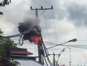 Gardu Listrik PLN di Kebon Jeruk Terbakar, 8 Mobil Pemadam Dikerahkan
