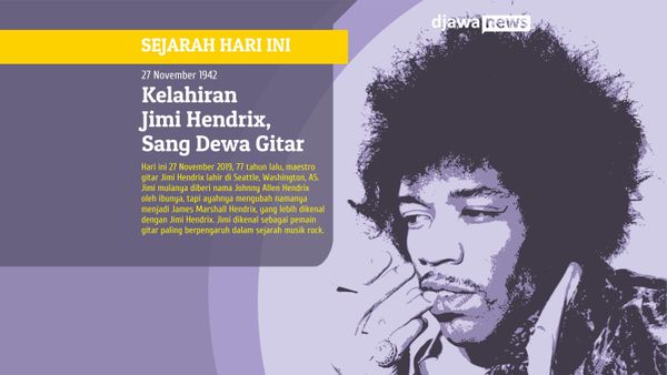 Sepak Terjang Jimi Hendrix, Sang Dewa Gitar