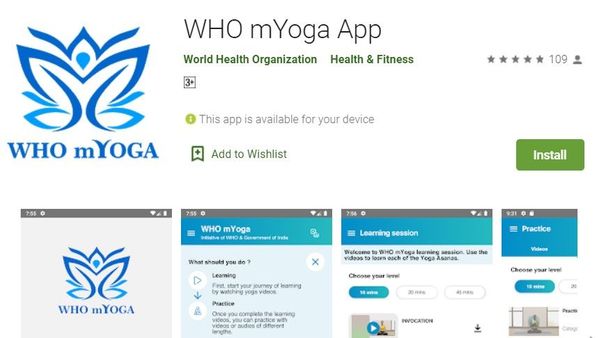 Cukup dengan Smartphone, Aplikasi Terbaru WHO mYoga Bisa Jadi Pemandu Kebugaran Anda