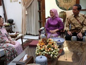 Jokowi Silaturrahmi ke Rumah Megawati, Bahas Juga Soal Pencapresan Ganjar