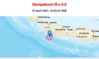 Breaking News! Gempa 5,6 M Guncang Sukabumi, Tidak Berpotensi Tsunami