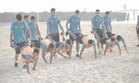 Mendarat di Dubai, Timnas Indonesia Jalani Latihan Ringan