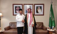 Menag Nasaruddin Umar Kunjungi Kedubes Arab Saudi, Bahas Haji 2025