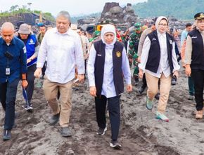 Pemprov Jatim Genjot Perbaikan Tanggul Lahar Gunung Semeru, Ditargetkan Rampung 3 Bulan