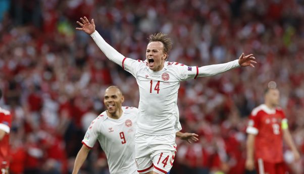 Euro 2020: Siapakah Mikkel Damsgaard? Pencetak Gol Pertama Lewat Tendangan Bebas di Euro 2020
