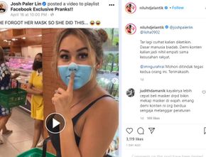 Dua Bule Ini Bikin Ulah di Bali, Lukis Wajah Biar Kelihatan Pakai Masker Demi Konten Nyeleneh