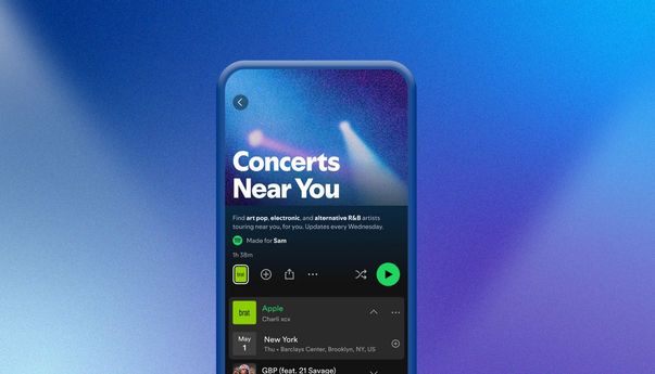Spotify Hadirkan Fitur Baru untuk Temukan Konser Terdekat, Begini Cara Mengaksesnya