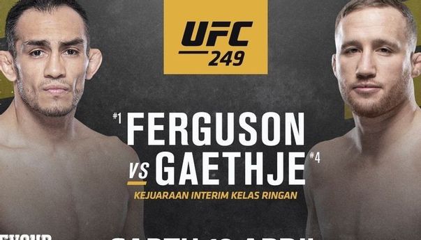 Duel Akbar Tony Ferguson Vs Justin Gaethje Ditunda karena Corona
