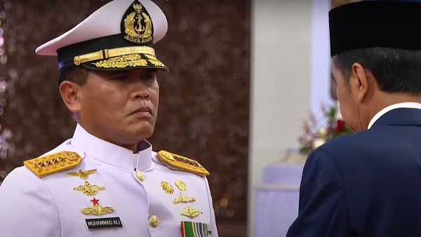 Laksamana Madya Muhammad Ali Resmi Dilantik Jadi KSAL Gantikan Laksamana Yudo Margono