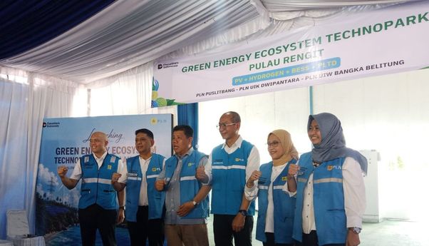 Mantep! PLN Resmikan Green Energy Ecosystem Technopark (GEET) Pulau Rengit untuk Listrik Hijau 24 Jam