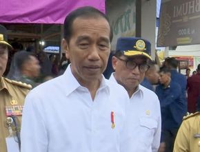 Tinjau Pasar Tradisional, Jokowi Sebut Harga Cabai dan Beras Sudah Stabil
