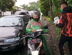 Pemuda Pancasila Bantul Turun ke Jalan, Bagikan 3.000 Masker Gratis