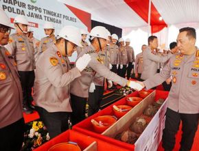 Presiden Prabowo Luncurkan SPPG Polri di Peringatan HUT Ke-79 Bhayangkara