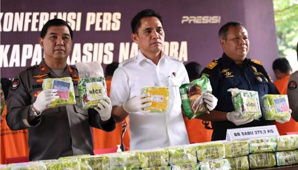 Sita 270 Kg Sabu: Polri Berhasil Bongkar Kasus Narkoba Sebelum Sempat Beredar ke Konsumen