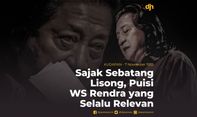 Sajak Sebatang Lisong, Puisi WS Rendra yang Selalu Relevan