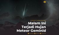 Malam Ini Terjadi Hujan Meteor Geminid