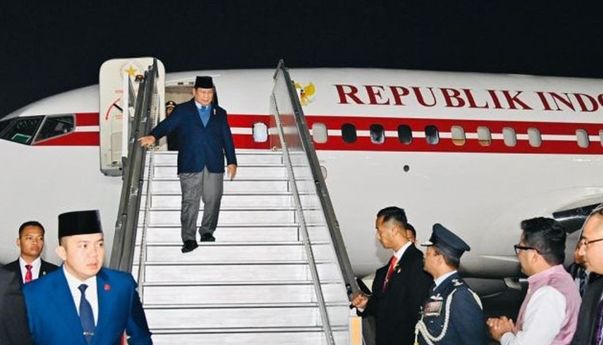 Presiden Prabowo Tiba di India, Bakal Hadiri Perayaan Hari Republik India ke-76