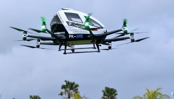 Taksi Terbang EHang 216 Siap Layani Penumpang, Berapa Tarif Sewanya?