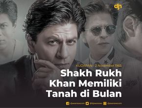 Shakh Rukh Khan Memiliki Tanah di Bulan