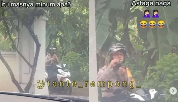 Aksi Polisi Lucu Bermain Gelembung Sabun Viral, Netizen: “Bahagia Itu Sederhana”