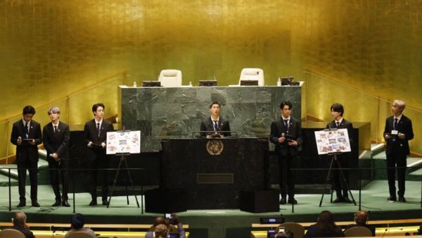 BTS Diutus Presiden Korea Selatan Pidato di Markas PBB, Mengira Dunia Telah Berhenti