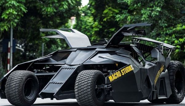 Kreatif! Pelajar Ini Bikin Mobil Batman Hanya dengan Modal Ini