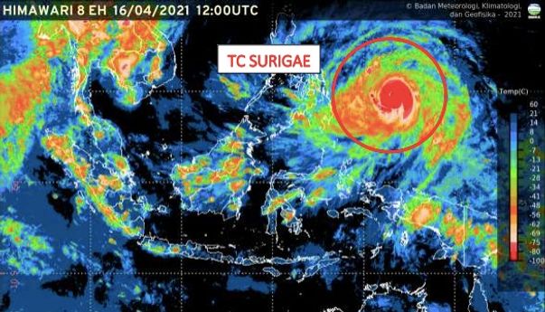 Waspada Siklon Tropis Surigae, 9 Provinsi ini Harus Bersiap dengan Angin Kencang
