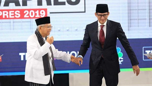 Sandiaga Uno Ucapakan Selamat kepada Jokowi-Ma’ruf sebagai Presiden Terpilih