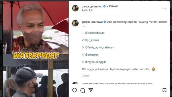 Ganjar Pranowo Sebut Paspampres Jokowi Waterproof Saat Kunjungan Presiden ke Jateng