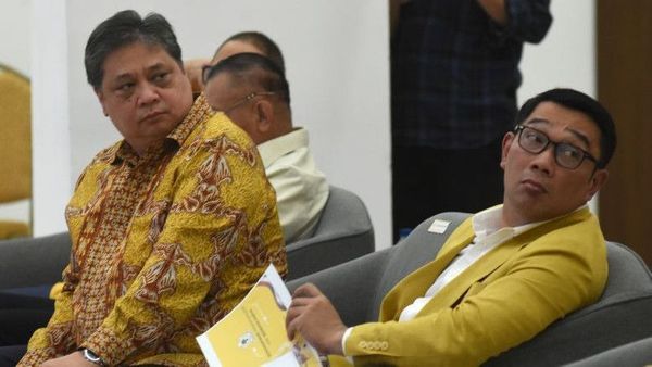 Airlangga Sebut Elektabilitas Ridwan Kamil Menjanjikan di Jakarta dan Jabar