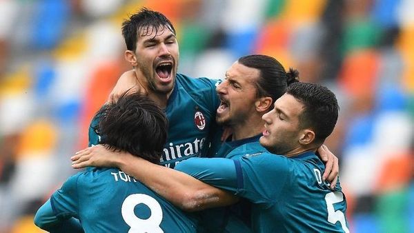 Taklukkan Udinese, AC Milan Tak Tergoyahkan di Puncak Klasemen Liga Italia